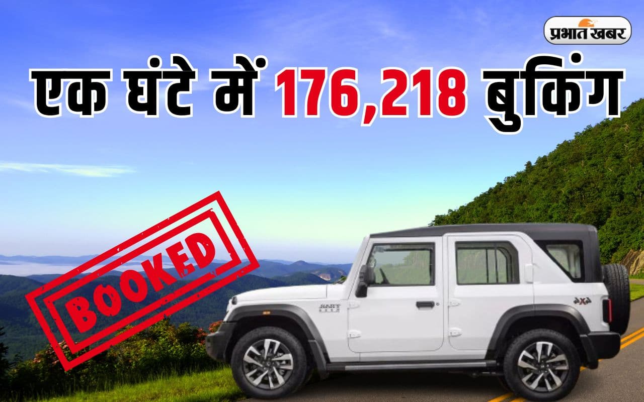 बुकिंग शुरू होते ही इस ऑफ-रोड एसयूवी पर टूट पड़े ग्राहक, घंटे भर में लगभग 2 लाख यूनिट बुक