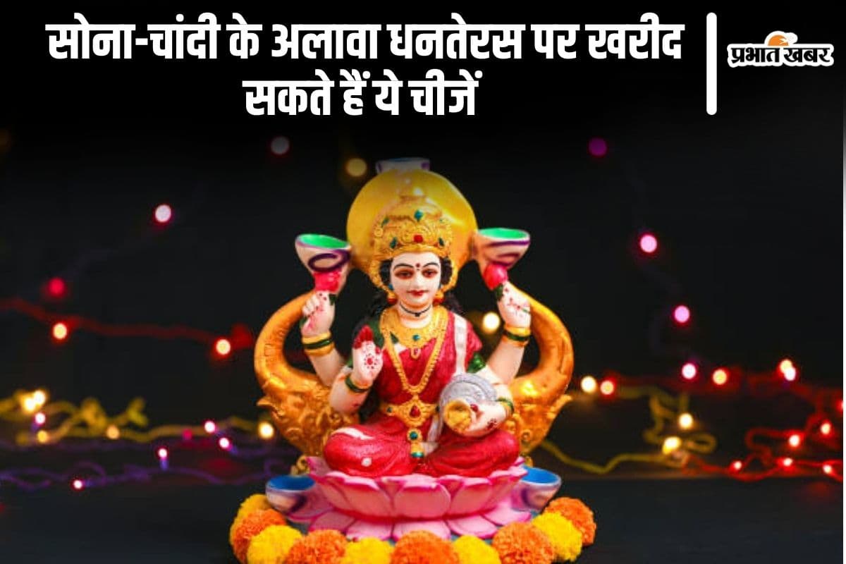 Dhanteras 2024: सोना-चांदी के अलावा धनतेरस पर खरीद सकते हैं ये चीजें, माता लक्ष्मी को है बहुत प्रिय