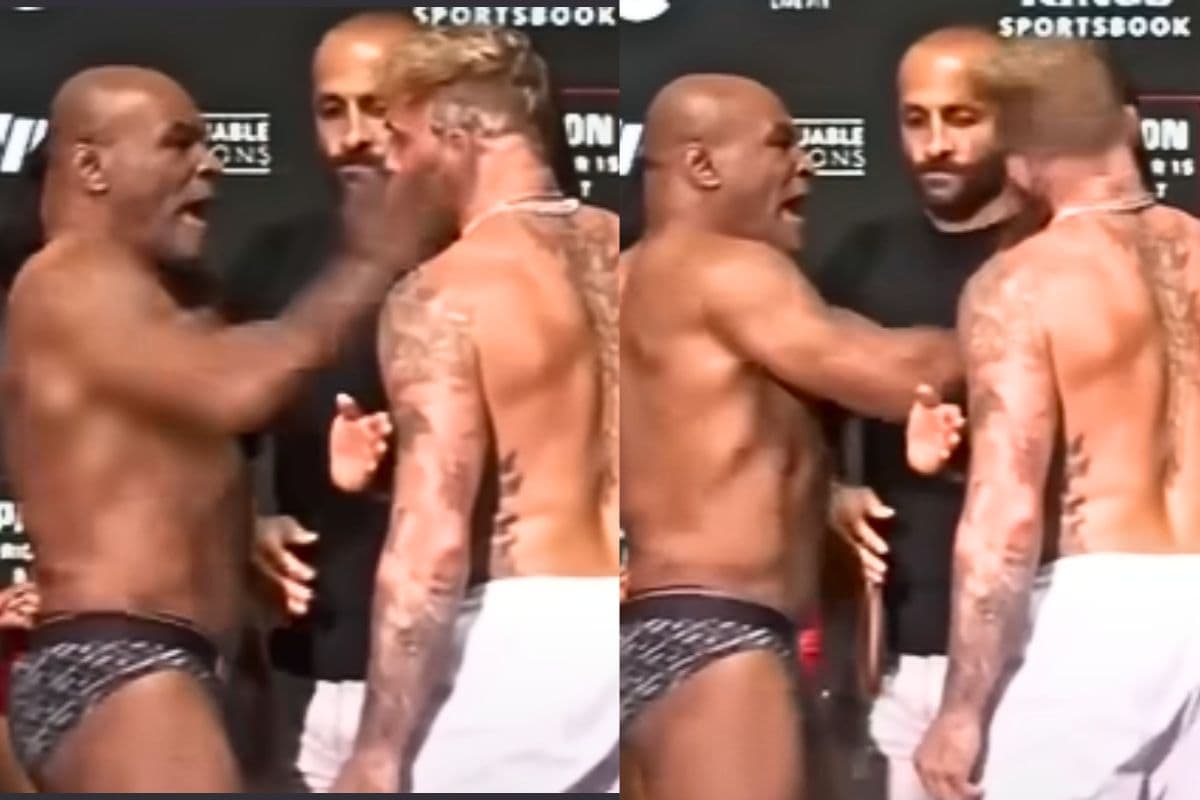 Mike Tyson vs Jake Paul Video: गोली की रफ्तार से जड़ा तमाचा, टायसन ने पुराने दिन याद दिला दिए
