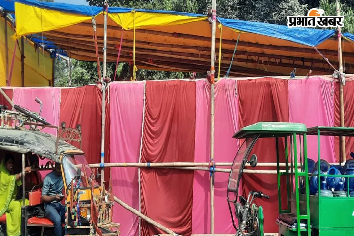 Bagaha News: अतिक्रमण के खिलाफ प्रशासन, लेकिन खुद सर्विस लेन पर कब्जा कर बना दिया रैन बसेरा