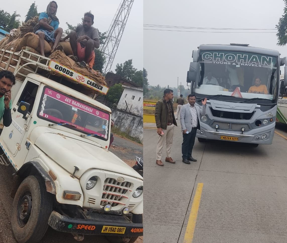 Jamshedpur News : 28 वाहनों की हुई जांच, 6 से वसूला गया जुर्माना, एक जब्त