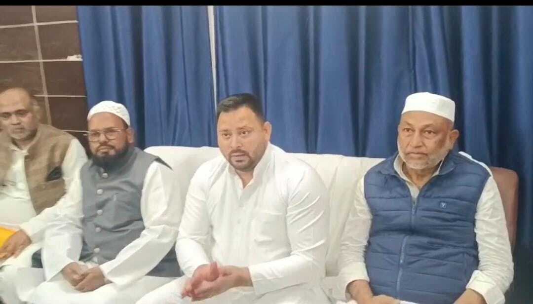 बाबा साहेब अंबेदकर के खिलाफ दिये गये बयान के लिए माफी अमित शाह – तेजस्वी