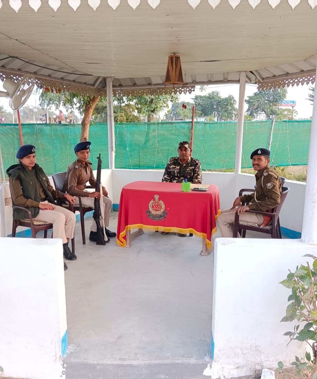 पुलिस व एसएसबी के बीच हुई समन्वय बैठक