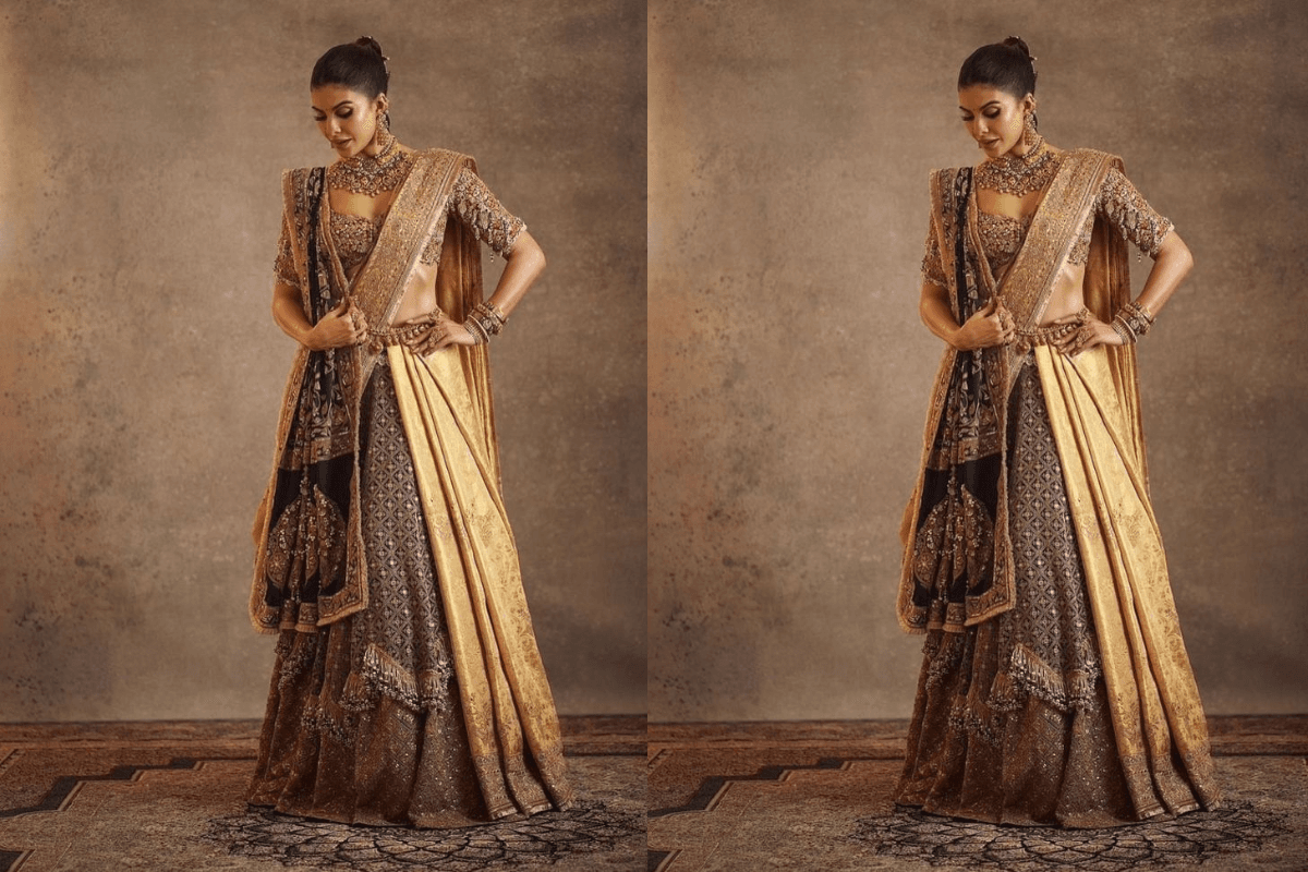 Jacqueline Fernandez's Elegant Lehenga Look: जैकलीन फर्नांडिस का रॉयल और खूबसूरत लहंगा बना शादी सीजन का परफेक्ट चॉइस, आप भी कर सकती हैं ट्राई