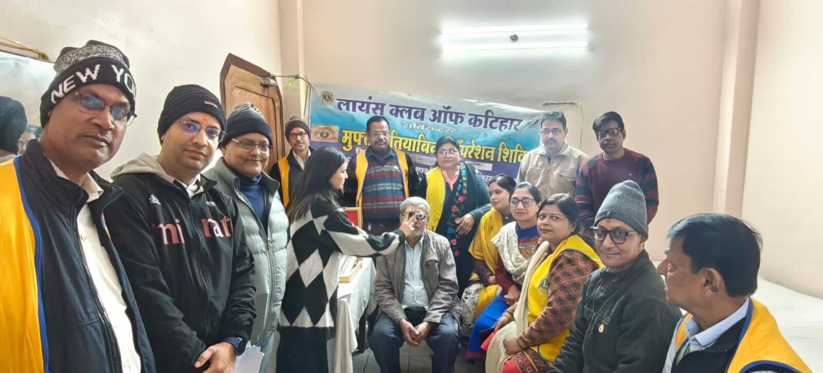 निशुल्क मोतियाबिंद ऑपरेशन के लिए 50 मरीजों को किया गया चिन्हित निशुल्क मोतियाबिंद ऑपरेशन के लिए 50 मरीजों को किया गया चिन्हित