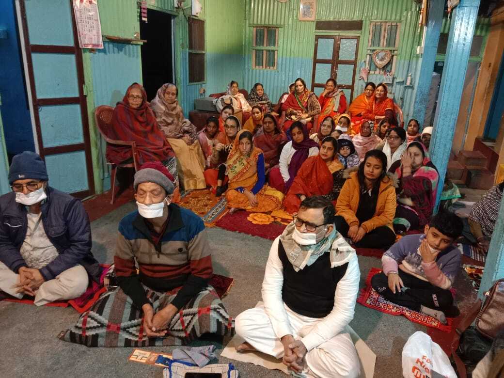 मुनिश्री आनंद कुमार व विकास कुमार का विशनपुर में हुआ भव्य स्वागत