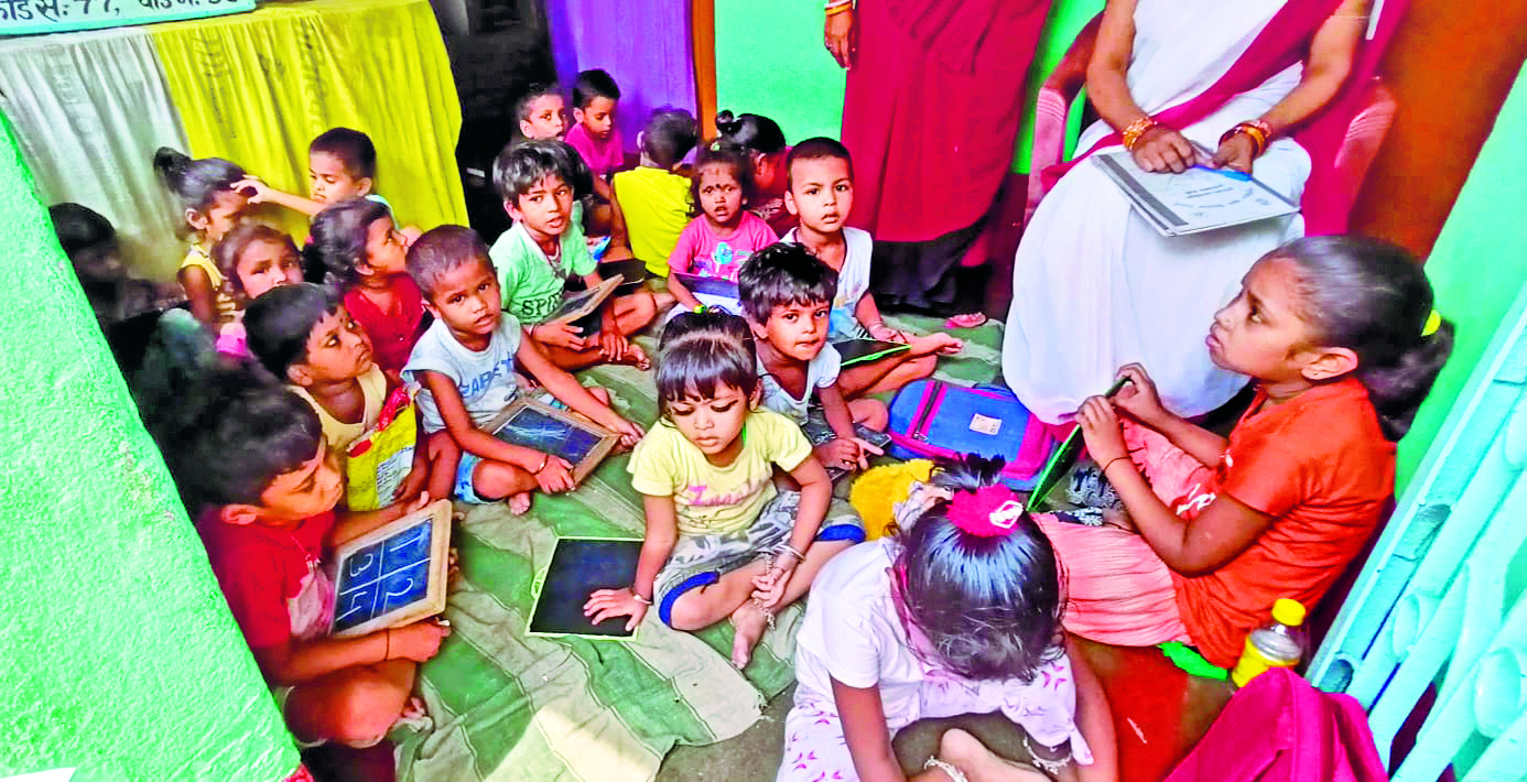 जिले में 34.67 प्रतिशत किराये के मकान में चल रहे आंगनबाड़ी केंद्र