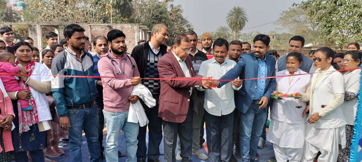 सीएचसी में 691 लोगों के स्वास्थ्य की हुई जांच व स्क्रीनिंग