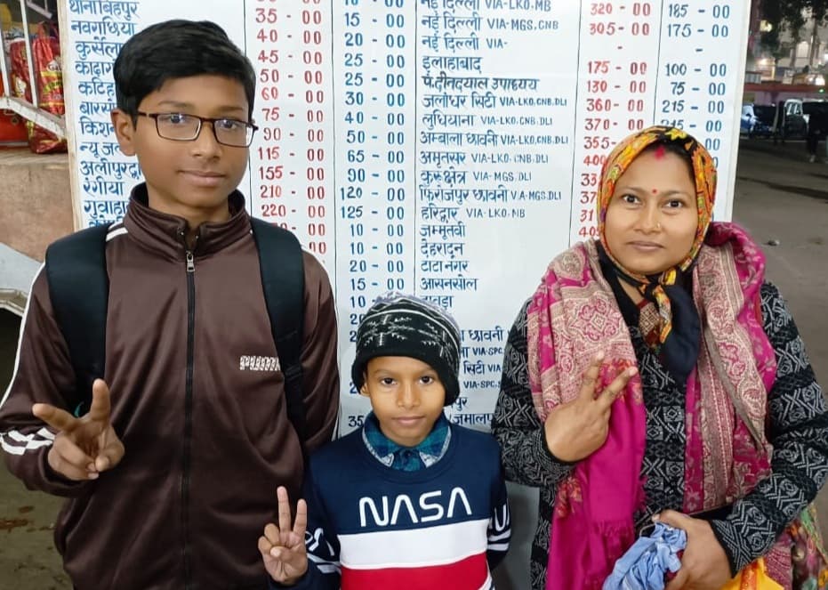 खगड़िया के दो शतरंज खिलाड़ी मुज़फ्फरपुर हुए रवाना