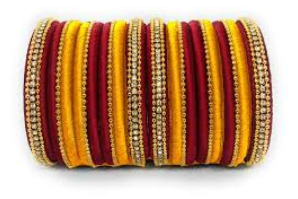 Bangles Designs For Mahashivratri :महाशिवरात्रि पर इन लाल-पीली चूड़ियों से पाएं खूबसूरत और स्टाइलिश लुक