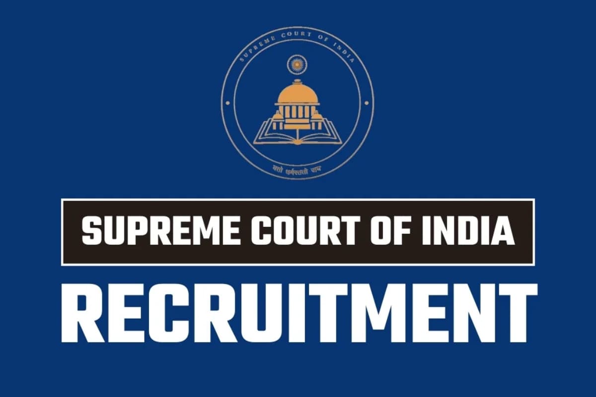 Supreme Court Recruitment 2025: सुप्रीम कोर्ट में निकली बंपर बहाली, 70 हजार से ज्यादा मिलेगा वेतन