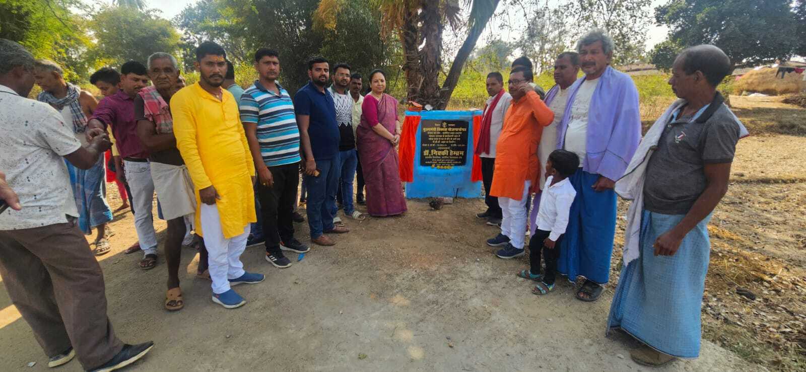 विधायक ने तरगच्छा में दो योजनाओं का किया उदघाटन