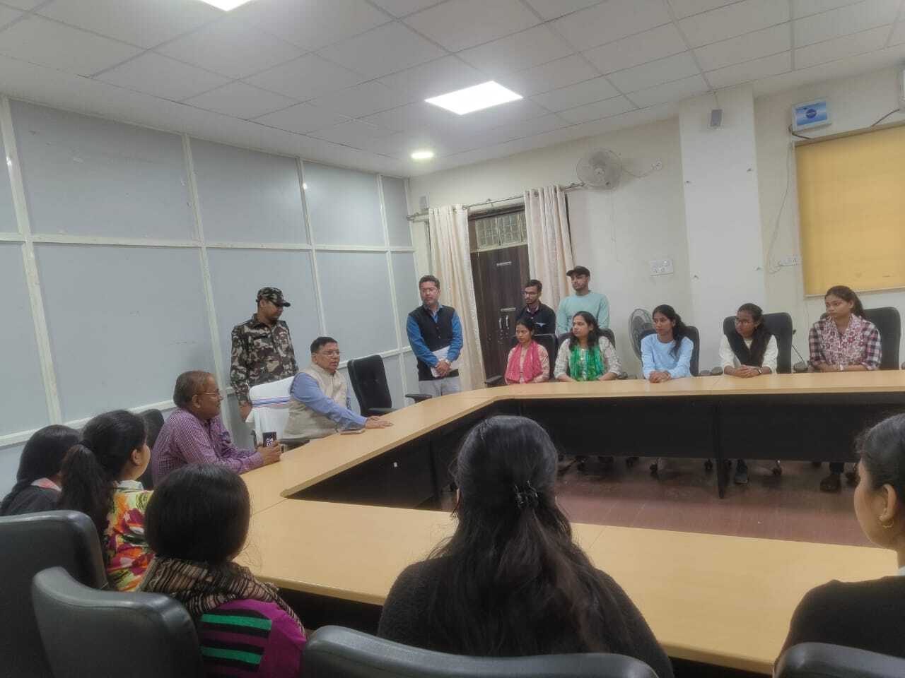 दीक्षांत को लेकर कुलपति ने की एनएसएस के साथ बैठक