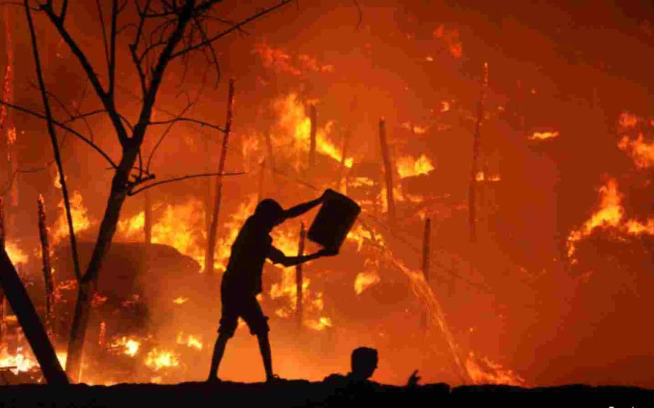 Bihar: पांच प्रखंड बना फायर का हॉट स्पॉट, 60 प्रतिशत यही होती है अगलगी की घटना