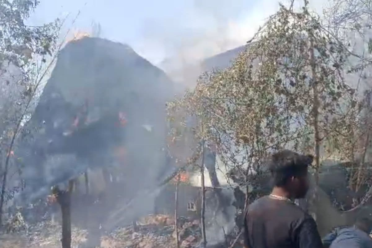Video: हजारीबाग के बड़कागांव में आठ बकरियां जिंदा जलीं, छह लाख की संपत्ति जल कर राख