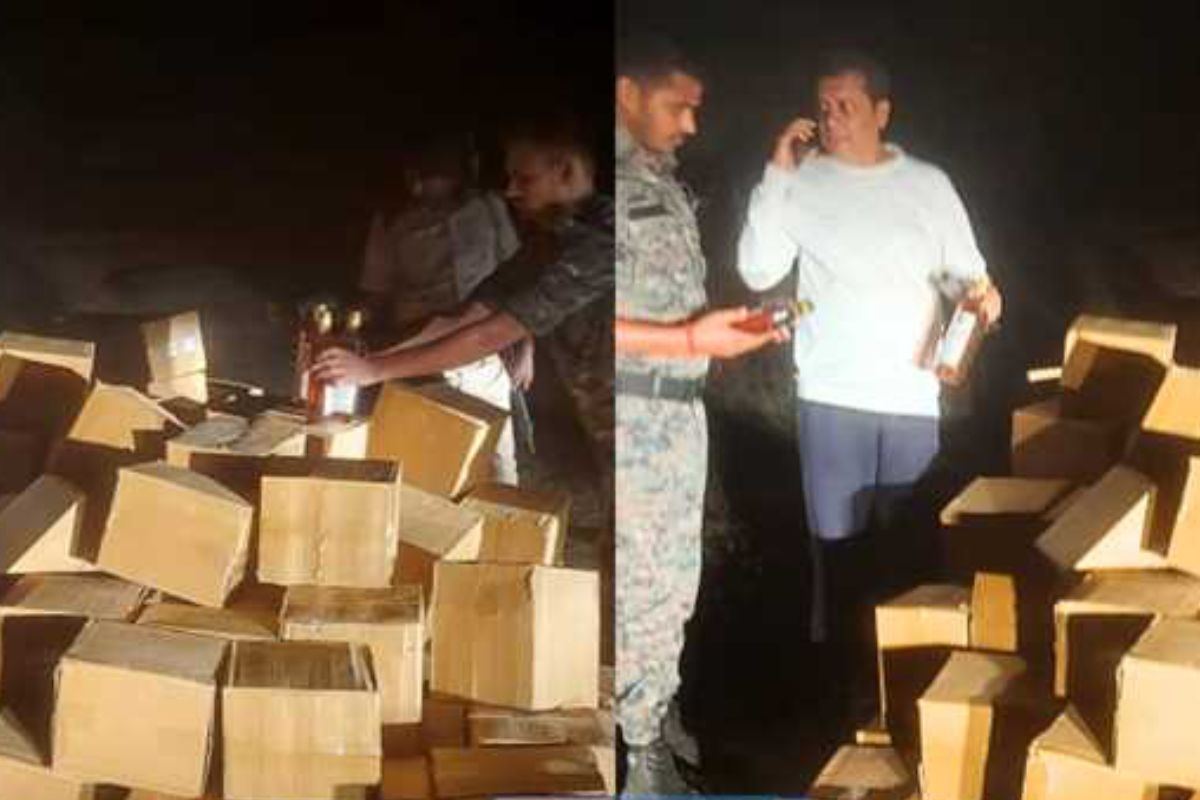 ईंट भट्ठे के पीछे छिपाकर रखी थी 209 कार्टून विदेशी शराब, पुलिस ने शराब माफियाओं पर कसा शिकंजा