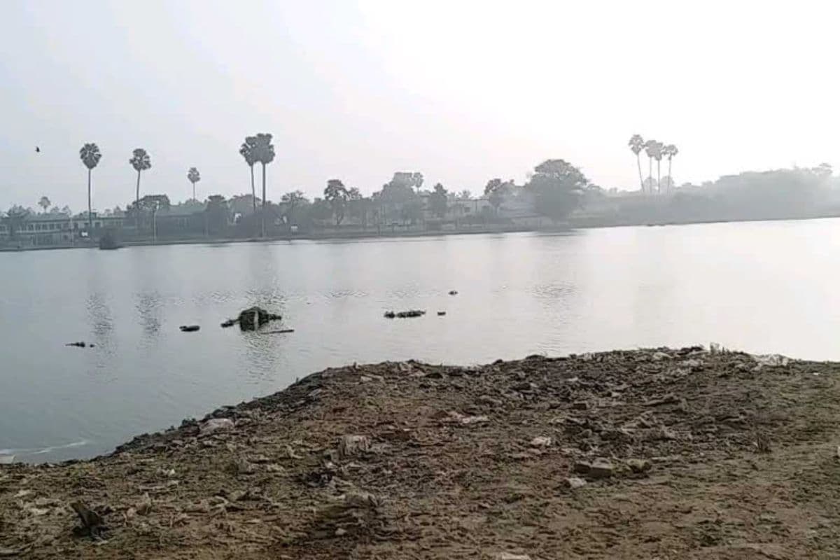 भागलपुर: स्मार्ट सिटी के ड्रीम प्रोजेक्ट में शामिल भैरवा तालाब का काम आज तक नहीं हुआ पूरा