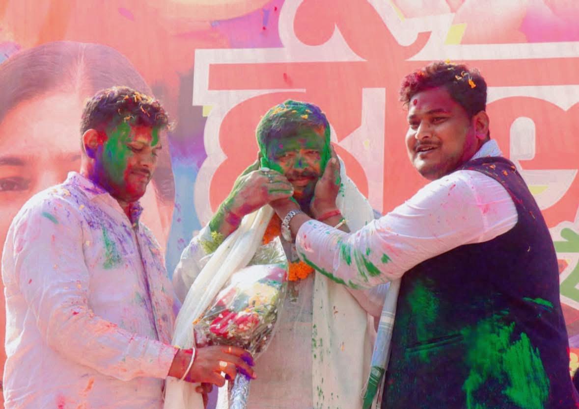युवा जदयू ने आयोजित किया होली मिलन समारोह