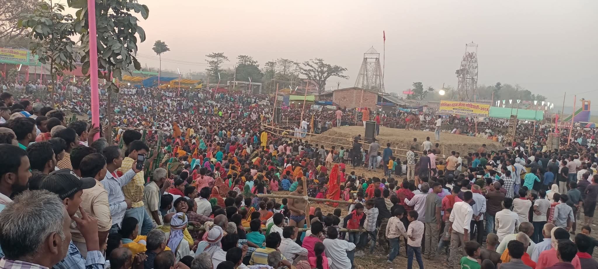 छह दिवसीय होलिका दहन मेला में हुई राष्ट्रीय कुश्ती प्रतियोगिता