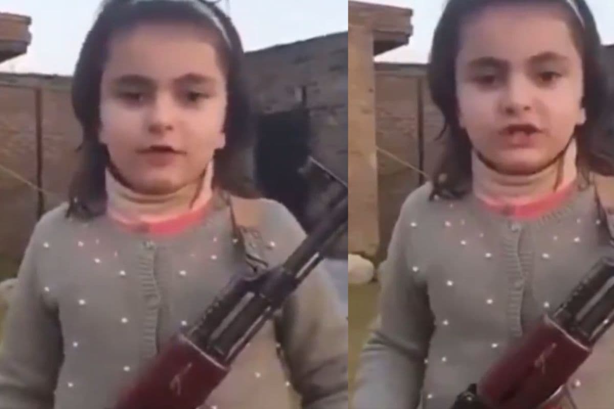 Viral Video: ‘दो हिट में मार डालूंगी’: छोटी बच्ची ने AK-47 लेकर पीएम मोदी को दी धमकी, वीडियो वायरल