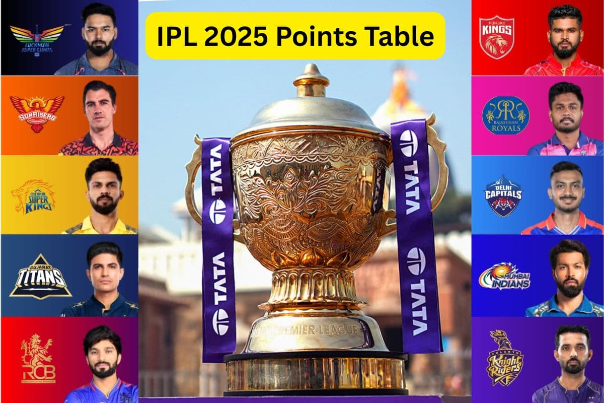 IPL 2025 के आधे मैच समाप्त, प्लेऑफ की रेस में ये चार टीमें आगे, धुरंधरों का हाल बेहाल