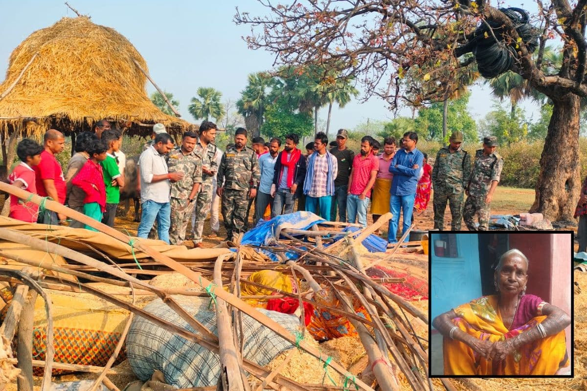 हजारीबाग में गजराज का आतंक, पहले वृद्ध महिला को उतारा मौत के घाट फिर रौंद डाला फसलों को