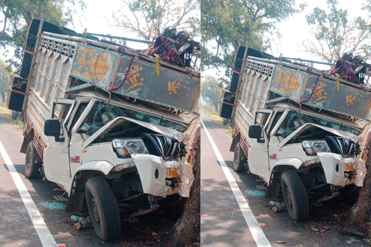 डुमरी में शादी समारोह से लौट रही डीजे बंधी पिकअप वैन दुर्घटनाग्रस्त, 6 युवकों की हालत गंभीर