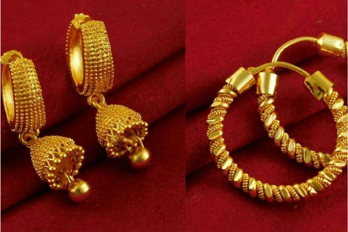 Trendy Gold Earrings 2025: सिंपल हो या ट्रेडिशनल,हर लुक के लिए परफेक्ट हैं ये सोने की बालियां