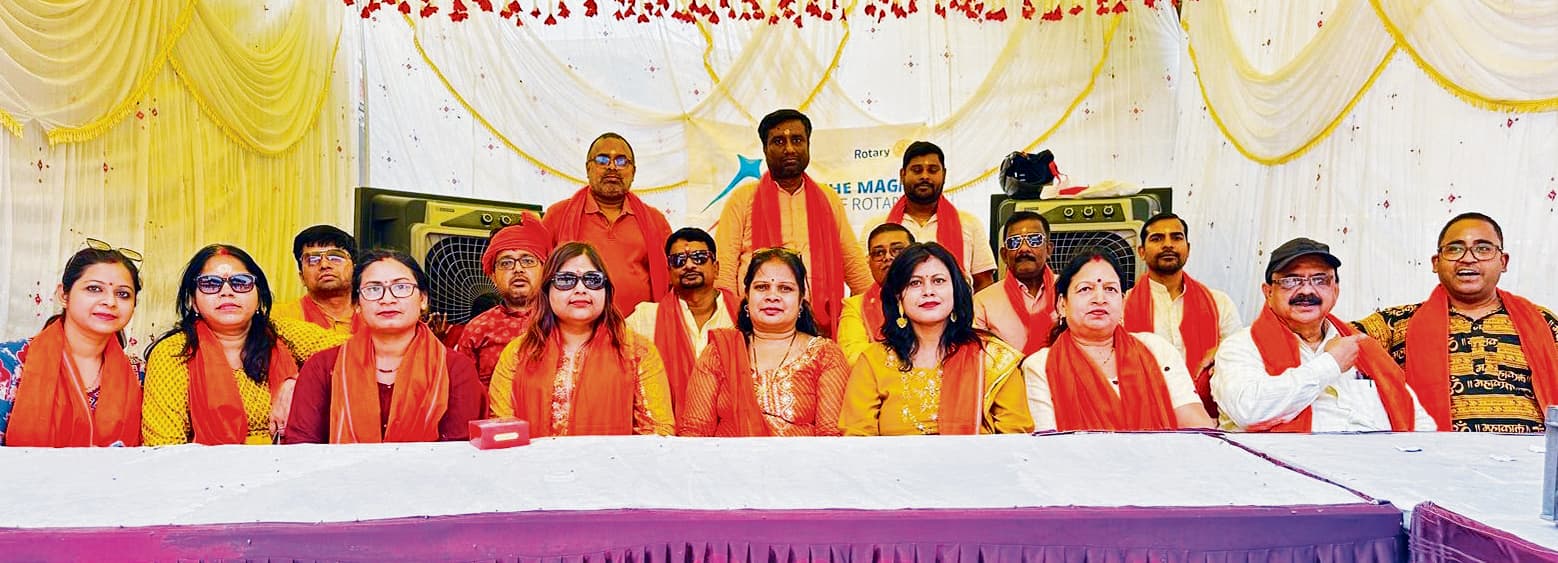 रोटरी क्लब ने की निःशुल्क पेय जल की व्यवस्था