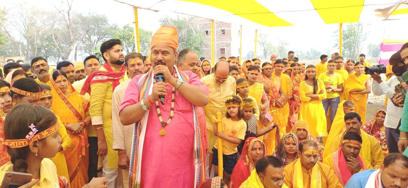 जलभरी के साथ शत्रुंजय शतचंडी महायज्ञ शुरू