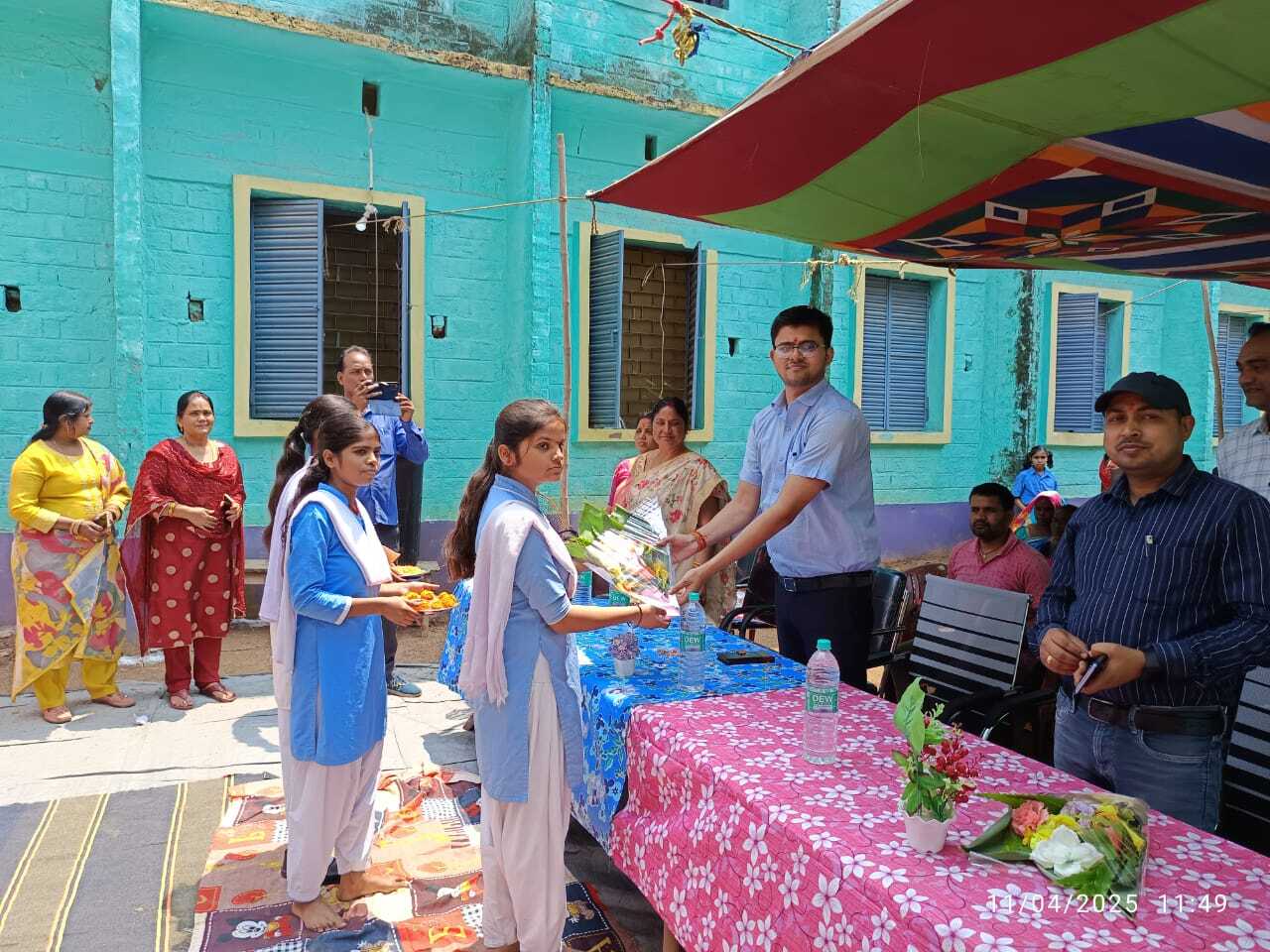 कस्तूरबा दिवस सह विदाई कार्यक्रम में छात्राओं ने दी बेहतरीन प्रस्तुति