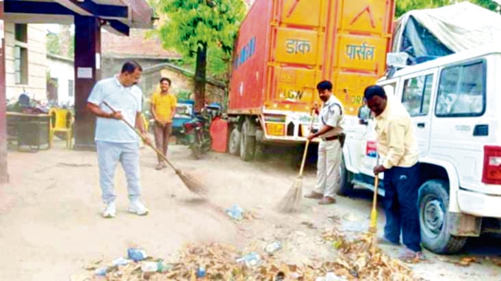 hajipur news. स्वच्छता हमारे जीवन का एक महत्वपूर्ण हिस्सा