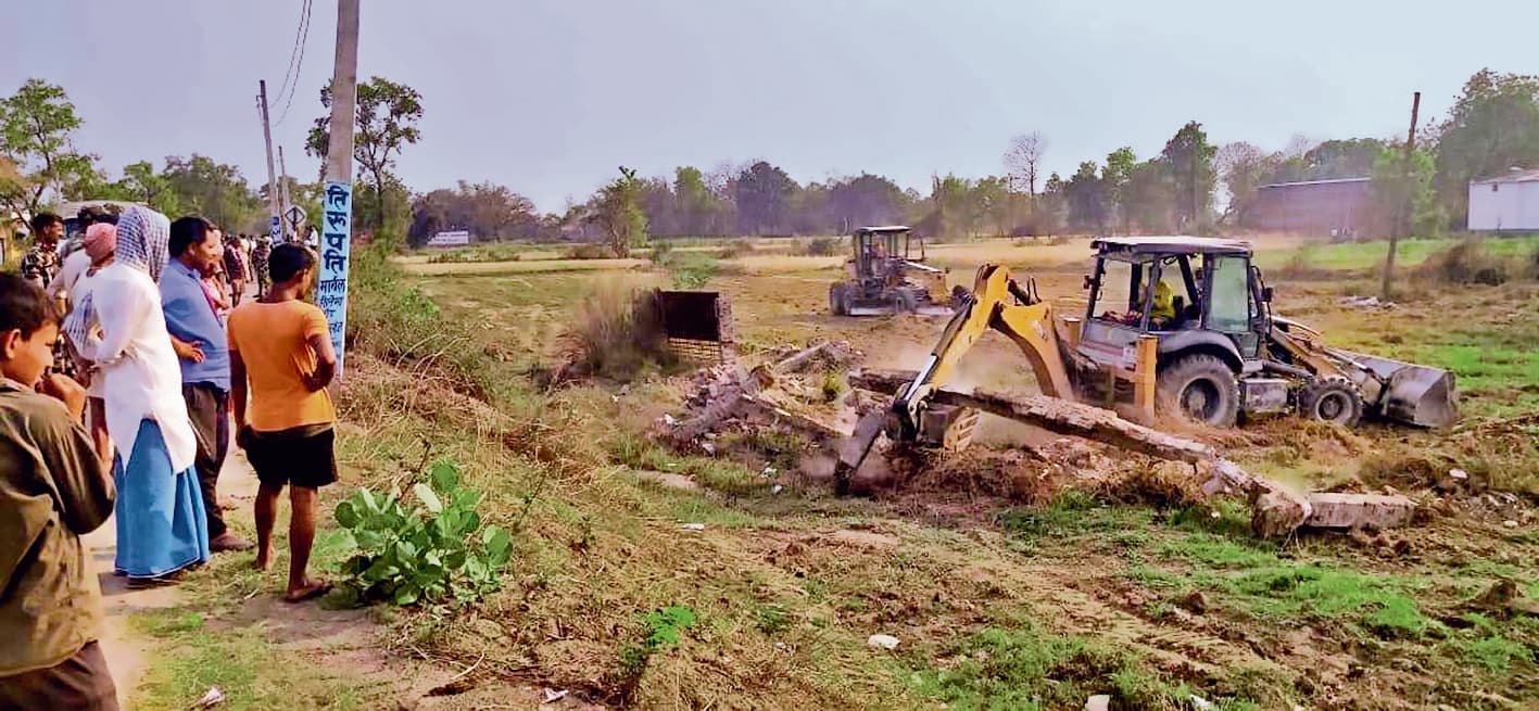 Aurangabad News : हस्तक्षेप के बाद एनएच के बाइपास का निर्माण कार्य शुरू