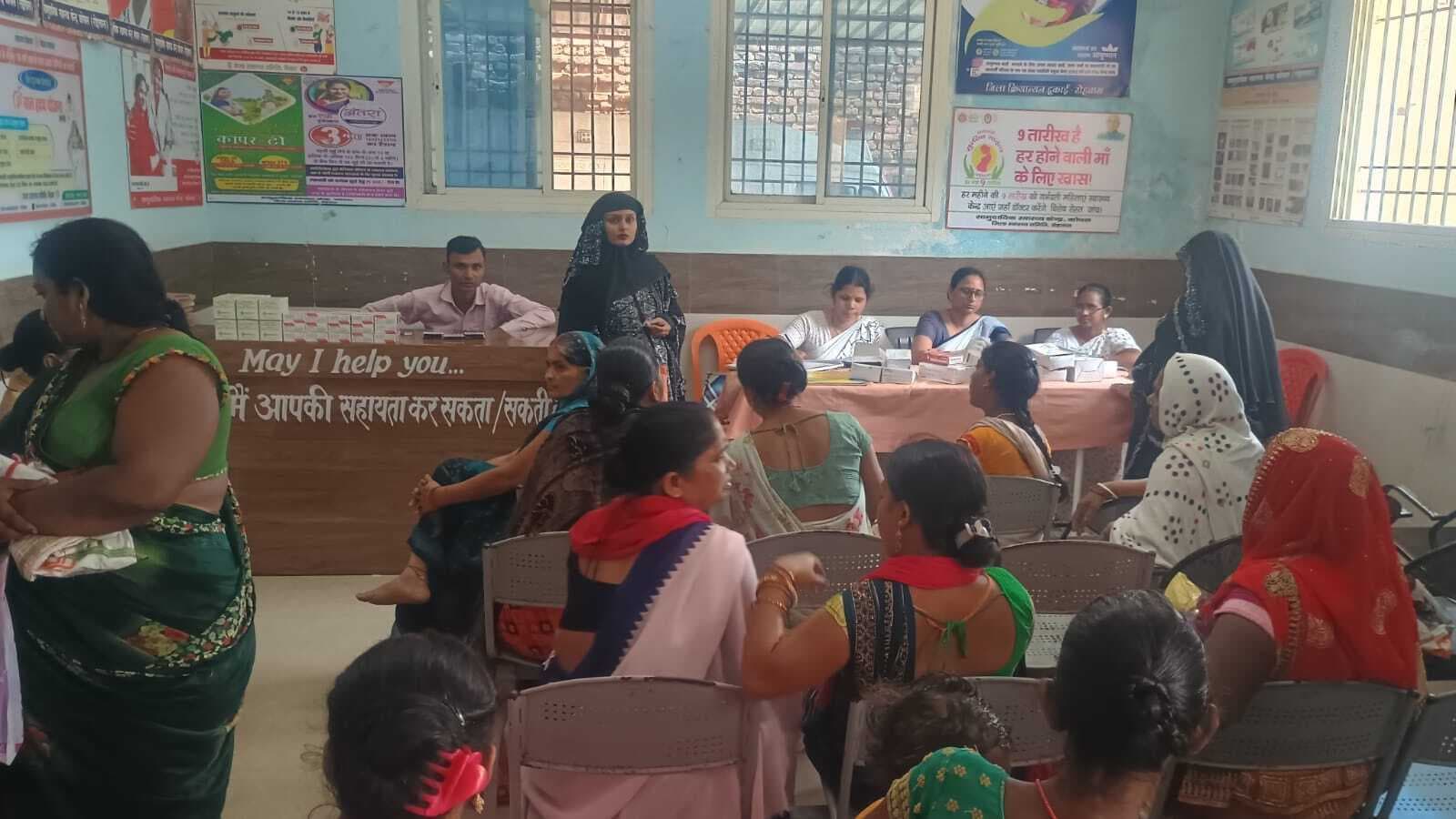 सीएचसी में 72 गर्भवती महिलाओं की हुई एएनसी जांच