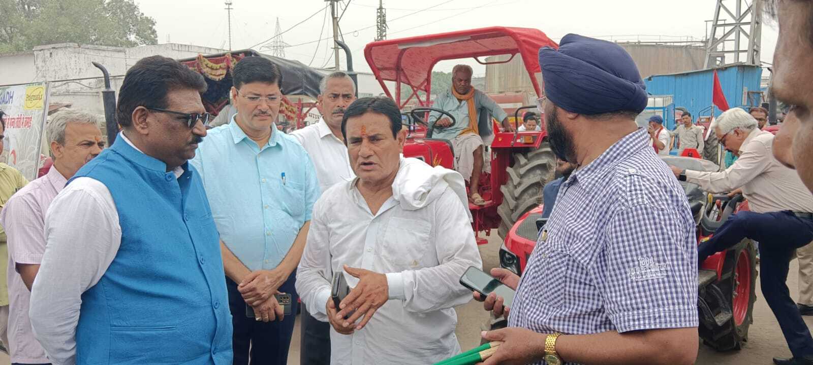 Agriculture news from Samastipur:गन्ना की खेती में यांत्रिकीकरण को निकाली रैली