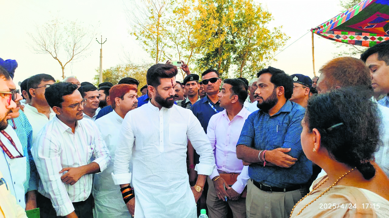 hajipur news. निफ्टेम की स्थापना से किसानों को उन्नत खेती की जानकारी के साथ सुविधाएं भी मिलेंगी : चिराग