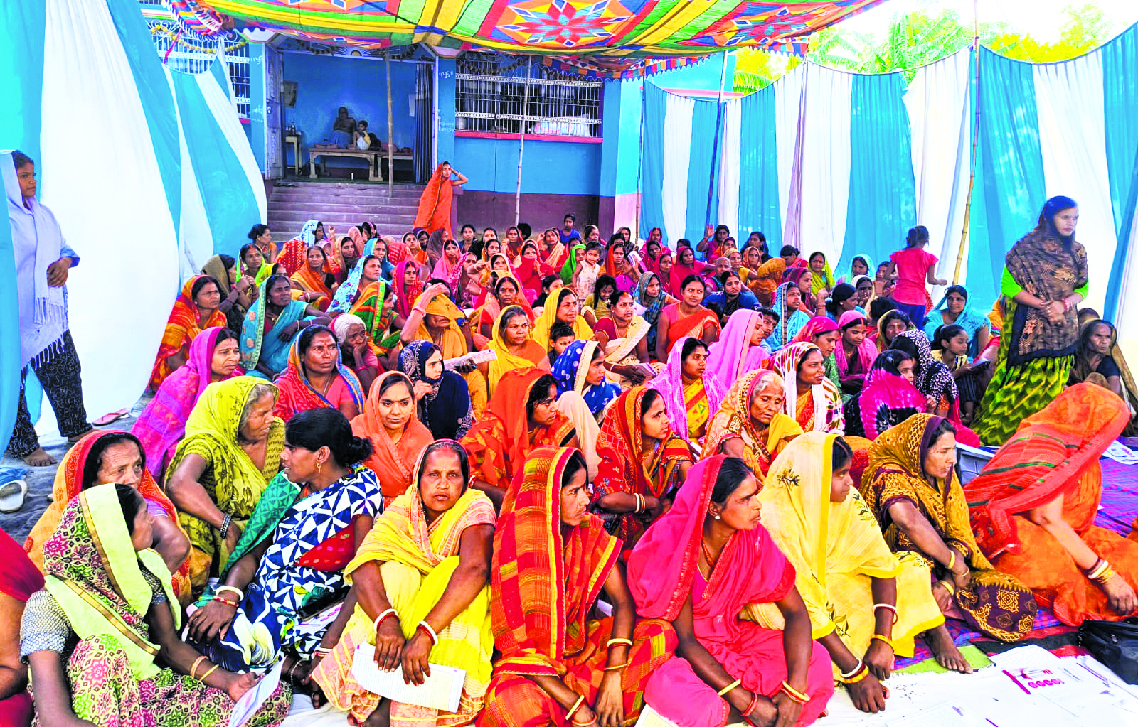 hajipur news. 273 ग्राम संगठनों में अब तक हुआ महिला संवाद