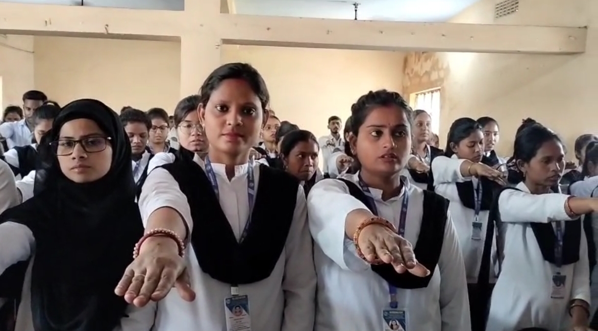 Giridh News :सुभाष बीएड कालेज में सभी ने ली जल संरक्षण की शपथ