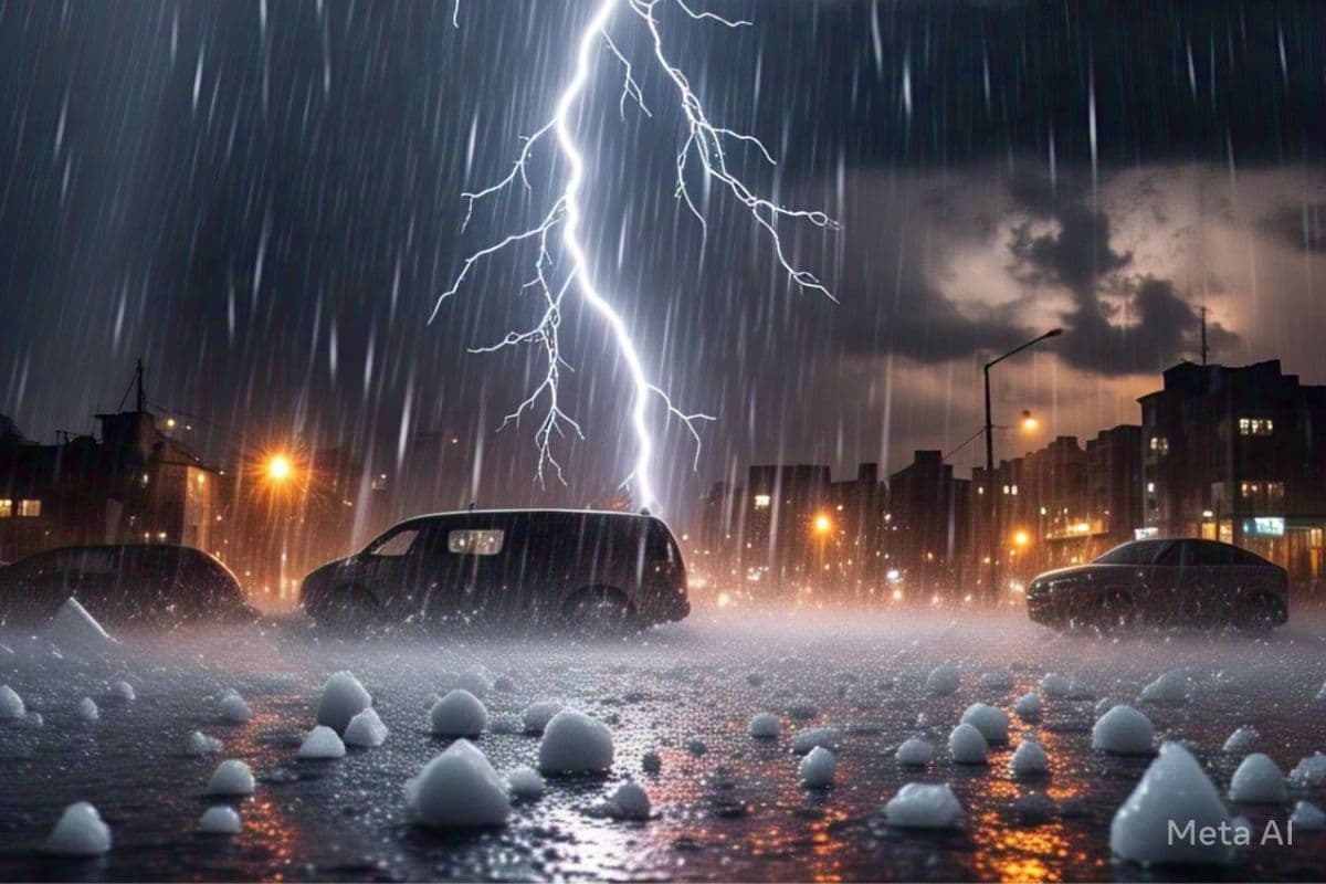 झारखंड में आज आंधी-तूफान के साथ मूसलाधार बारिश, ओलावृष्टि और वज्रपात की चेतावनी