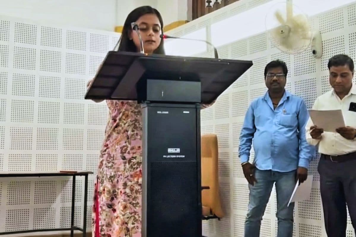 saloni raj video| Saloni Raj, who won the post of General Secretary of Patna University, boycotted the oath