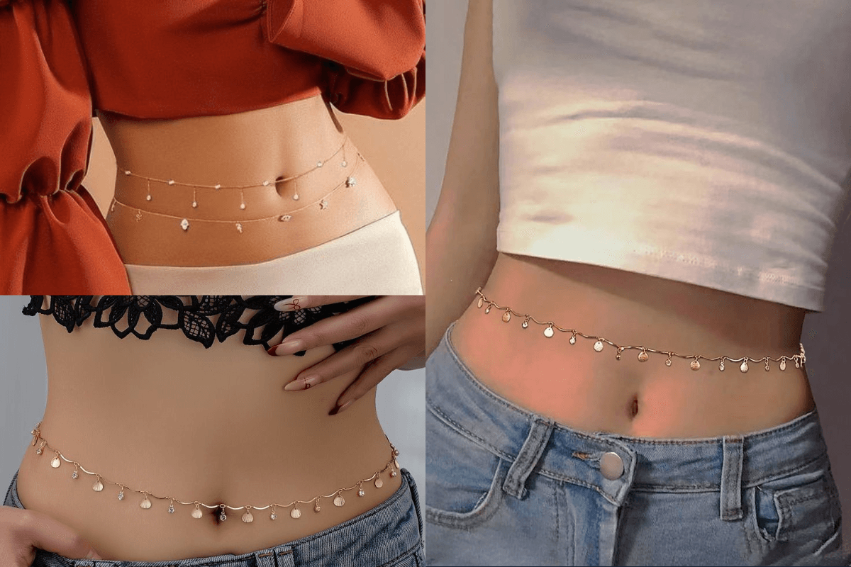 Classy Belly Chain Designs: डेनिम जीन्स से लेकर साड़ी पर स्टाइल करें ये लेटेस्ट बेली चेन