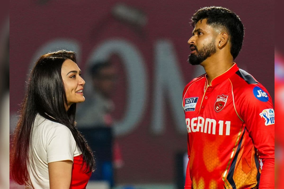 Preity Zinta and Shreyas Iyer Meets Post LSG vs PBKS match.