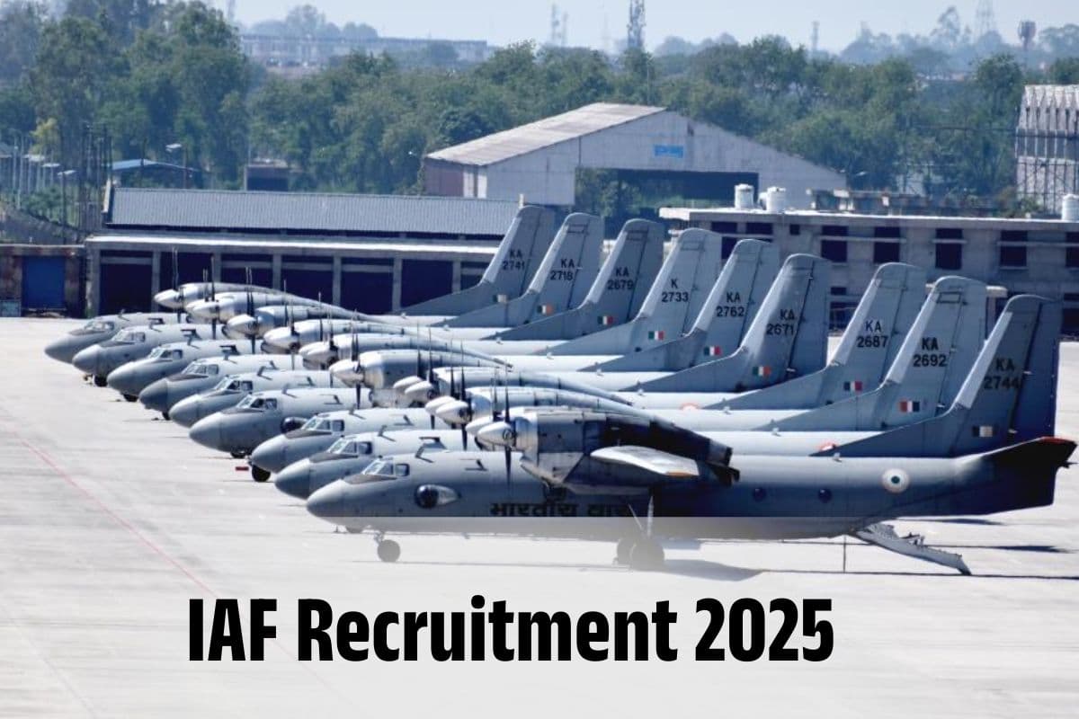 IAF Recruitment 2025: भारतीय वायुसेना में सरकारी नौकरी का मौका, 10वीं और 12वीं पास करें अप्लाई