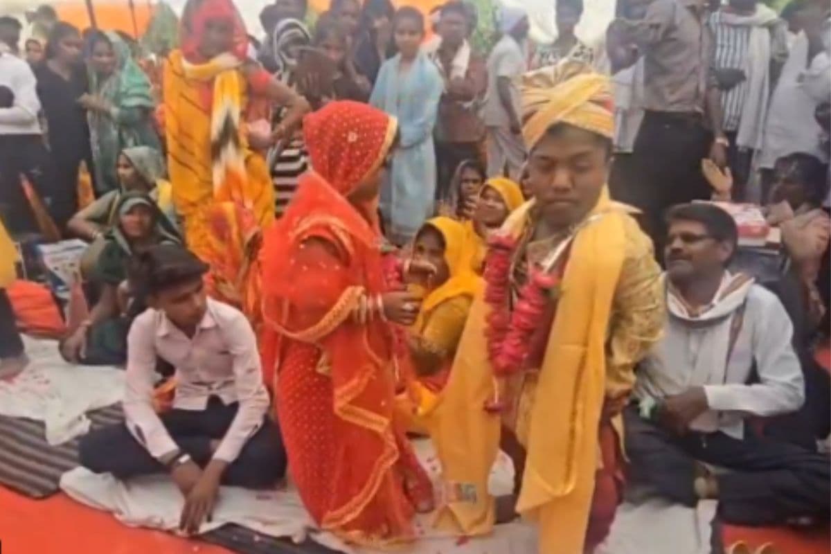 दुल्हन ढाई तो दूल्हा तीन फुट, मुंबई से फ्लाइट लेकर पहुंचा लखनऊ, देखें वीडियो