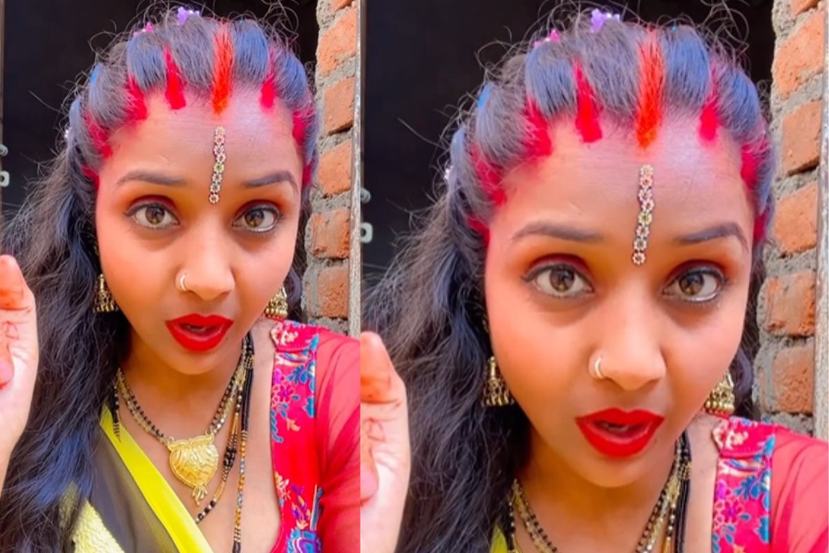 महिला माथे पर 8 मांग भर लगाती है सिंदूर, वजह जानकर उड़ जाएंगे होश