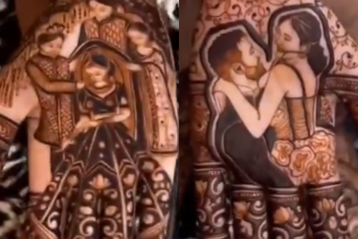 Unique Bridal Mehndi Design: ट्यूशन का प्यार, शादी का इकरार, मेहंदी में बयां हुई दास्तां!