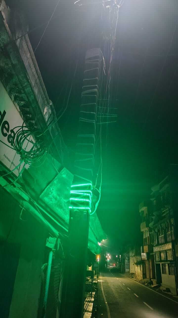 कार्य की अनियमितता ने शहर की सुंदरता पर लगाया ग्रहण