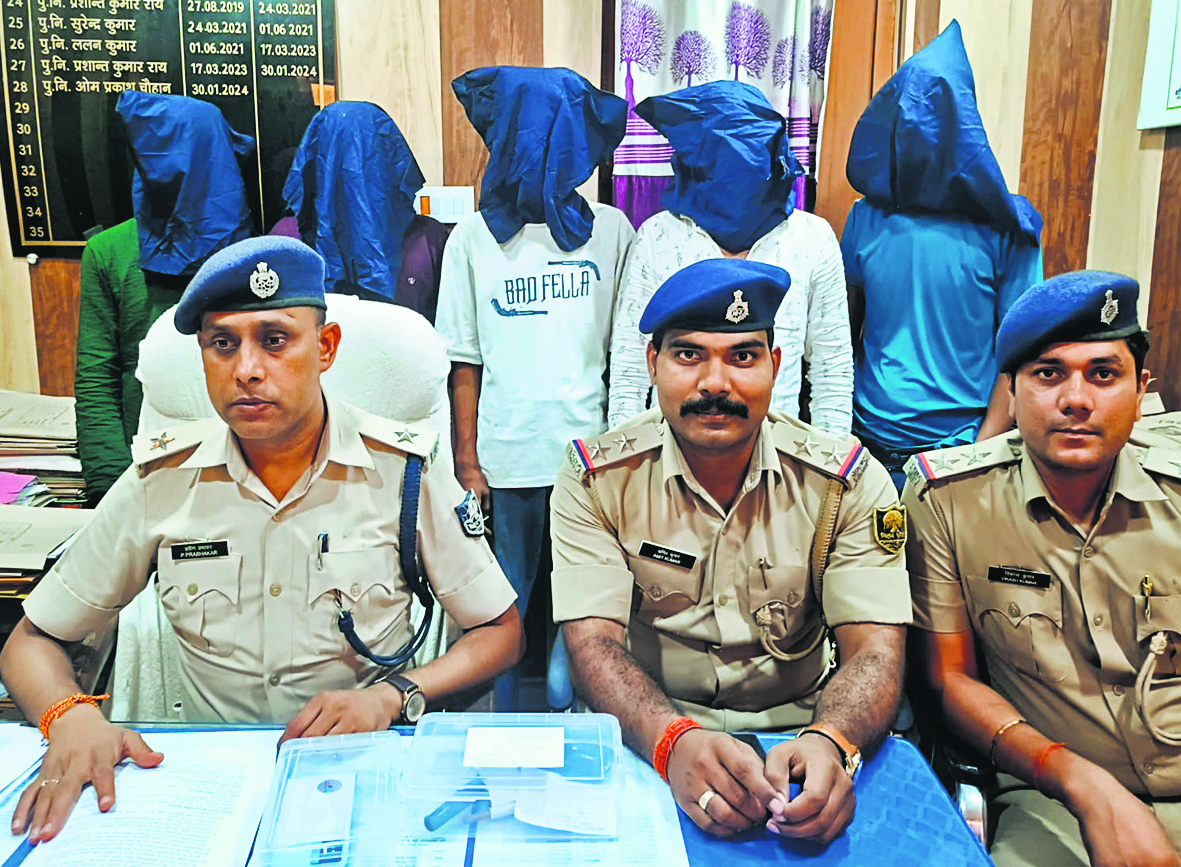 Gopalganj News : जमीन के विवाद में भाई की हत्या के लिए दी थी सुपारी, पांच गिरफ्तार