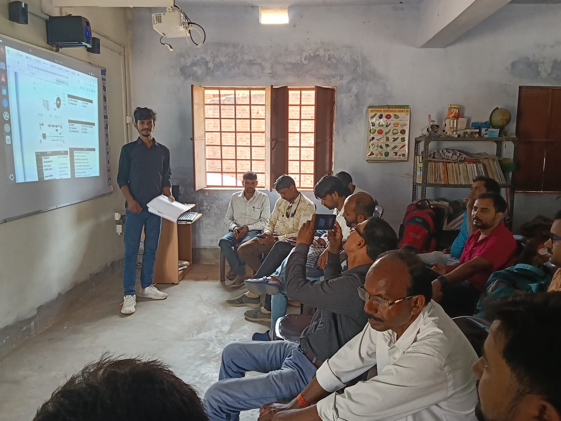 शिक्षकों को स्मार्ट क्लास संचालन का मिला प्रशिक्षण