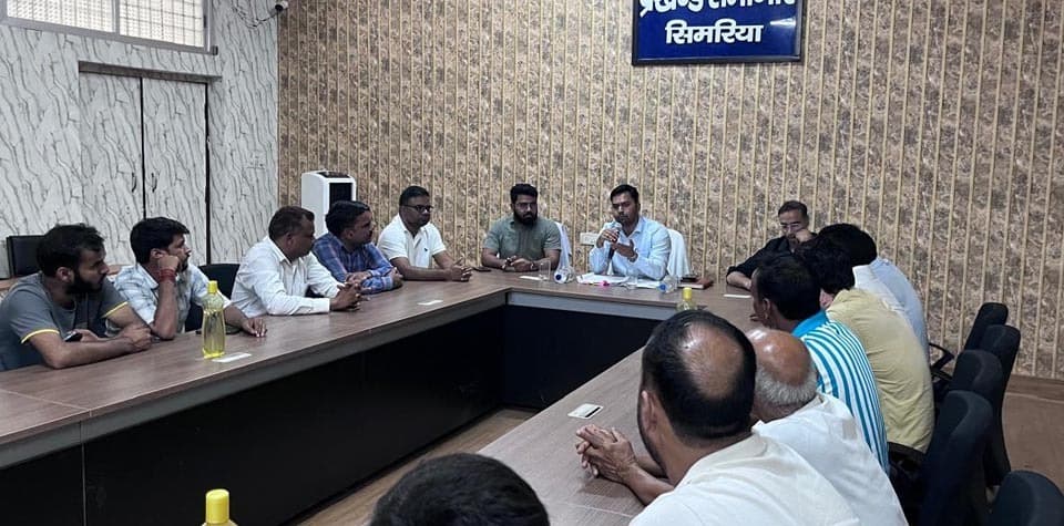 सिमरिया चौक पर लगेगा सीसीटीवी कैमरा: एसडीओ